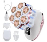 UPTARD Rasoio elettrico magnetico da donna, rasoio elettrico da donna, rasoio elettrico da donna per gambe, trimmer bikini per donne, rimozione dei peli del viso per donne, rasoio da donna