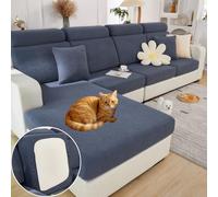 Uptiar Copridivano elasticizzato e resistente, ideale per la casa (C, chaise longue, L)
