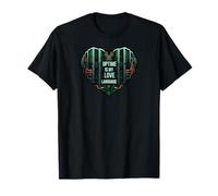 Uptime Is My Love Language IT Server Tech Admin Heart Maglietta