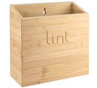 UpTrend Design - Pattumiera per lavanderia, con retro magnetico o supporto a parete, in bambù ecologico, salvaspazio e organizzazione