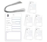 UptVin 50 adesivi per cambio olio, colore blu, per cambio olio, etichette per il cambio dell'olio, per l'ispezione, per il cambio dell'olio, per il cambio dell'olio