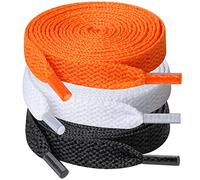 UpUGo 3 Paia di Lacci, Lacci Piatti Larghi 8 mm Per Scarpe da Ginnastica, Corsa, Adulti