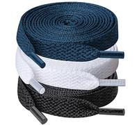 UpUGo 3 Paia di Lacci, Lacci Piatti Larghi 8 mm Per Scarpe da Ginnastica, Corsa, Adulti