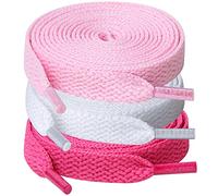 UpUGo 3 Paia di Lacci, Lacci Piatti Larghi 8 mm Per Scarpe da Ginnastica, Corsa, Adulti