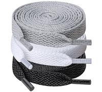 UpUGo 3 Paia di Lacci, Lacci Piatti Larghi 8 mm Per Scarpe da Ginnastica, Corsa, Adulti