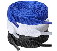 UpUGo 3 Paia di Lacci, Lacci Piatti Larghi 8 mm Per Scarpe da Ginnastica, Corsa, Adulti
