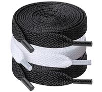 UpUGo 3 Paia di Lacci, Lacci Piatti Larghi 8 mm Per Scarpe da Ginnastica, Corsa, Adulti