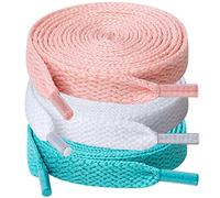 UpUGo 3 Paia di Lacci, Lacci Piatti Larghi 8 mm Per Scarpe da Ginnastica, Corsa, Adulti