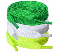 UpUGo 3 Paia di Lacci, Lacci Piatti Larghi 8 mm Per Scarpe da Ginnastica, Corsa, Adulti