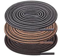 UpUGo 3 Paia di Lacci per Scarpe, Lacci Rotondi per Scarpe da Ginnastica Atletiche, da Corsa e da Trekking