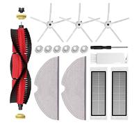 UPUPDAY Accessori Kit di Ricambi per Xiaomi Roborock S5 Max SS Max 6 Pure S6 MaxV S50 S51 S55 S5 S60 S65 S6, 1 Spazzola Principale, 2 Filtri HEPA, 3 Spazzola Laterale, 2 Panno, 6 Filtri per l'acqua
