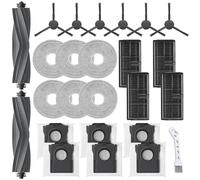UPUPDAY Accessori Ricambi per Dreame L10s Pro Ultra Heat /L10s Ultra Gen 2 /X30 Ultra, Ricambi per Mova E30 Ultra, 2 Spazzola Principale, 4 Filtro, 6 Sacchetti, 6 Panni, 6 Spazzole Laterali