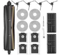 UPUPDAY Accessori Ricambi per Dreame X40 Ultra Complete /X40 Master /L40 Ultra, Ricambi per Mova P50 Pro Ultra, 1 TriCut Spazzola Principale, 2 Filtro, 4 Sacchetti, 4 Panni, 4 Spazzole Laterali