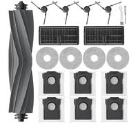 UPUPDAY Accessori Ricambi per Dreame X40 Ultra Complete /X40 Master /L40 Ultra, Ricambi per Mova P50 Pro Ultra, 1 Spazzola Principale, 2 Filtro, 6 Sacchetti, 4 Panni, 4 Spazzole Laterali