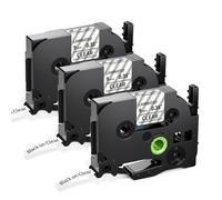 Upwinning Tze-121 Compatibile con Brother P-touch Nastro 9mm Trasparente