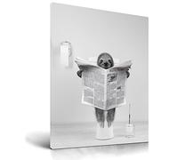UPWOIGH Funny Slothl Wall Art