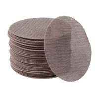 UPWOOD 50PCS 125mm Dischi Abrasivi a Rete 120 Grit Hook & Loop, Carta Abrasiva Antibloccaggio per Levigatura Senza Polvere, Ideale per Carrozzeria, Legno, Metallo, Plastica, Vernice