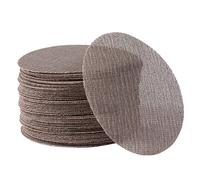 UPWOOD 50PCS 125mm Dischi Abrasivi a Rete 320 Grit Hook & Loop, Carta Abrasiva Antibloccaggio per Levigatura Senza Polvere, Ideale per Carrozzeria, Legno, Metallo, Plastica, Vernice