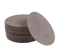 UPWOOD 50PCS 150mm Dischi Abrasivi a Rete 120 Grit Hook & Loop, Carta Abrasiva Antibloccaggio per Levigatura Senza Polvere, Ideale per Carrozzeria, Legno, Metallo, Plastica, Vernice