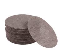 UPWOOD 50PCS 150mm Dischi Abrasivi a Rete 180 Grit Hook & Loop, Carta Abrasiva Antibloccaggio per Levigatura Senza Polvere, Ideale per Carrozzeria, Legno, Metallo, Plastica, Vernice