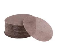 UPWOOD 50PCS 150mm Dischi Abrasivi a Rete 400 Grit Hook & Loop, Carta Abrasiva Antibloccaggio per Levigatura Senza Polvere, Ideale per Carrozzeria, Legno, Metallo, Plastica, Vernice