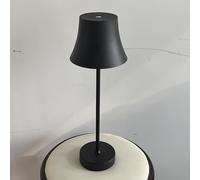 UPXNBOR Lampada da tavolo senza fili, lampada da tavolo a batteria, senza fili, per interni ed esterni, lampada da tavolo a LED, 3 livelli, luce calda dimmerabile, curva