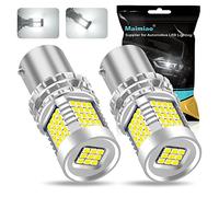 UPXSXT 2Pcs Bianco 1156 BA15S P21W luce retromarcia led Lampadina, 12-24V 3400LM 2016 89SMD Canbus Senza Errori e senza sfarfallio Lampadina LED Impermeabile super luminoso