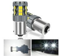 UPXSXT 2Pz 1156 LED Luce di retromarcia bianca, CANBUS Senza errori Anti Hyper Flash 7506 BA15S P21W Luce di retromarcia sostituzione lampadina super luminoso 30-SMD 25W 4000LM