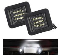 UPXSXT Maimiao 2 Pezzi LED Luci targa per auto Lampada targa 18 SMD 12V 6500k Xeno Bianco freddo per Ford F-150 Raptor
