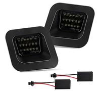UPXSXT Maimiao 2 Pezzi LED Luci targa per auto Lampada targa 18PCS LED 12V 6500k CanBus nessun errore Xeno Bianco freddo per 2003-2018 Dodge RAM 1500 2500 3500