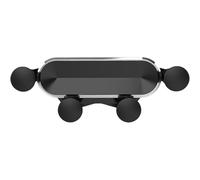 UQAHGRCHR Universale Supporto Telefono Auto per Renault Master (2025+), Blocco Stabile, Design Anti Vibrazione, Presa Regolabile Bocchetta dell'Aria,Silver