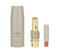 Uqezagpa 0.8/1.0/1.2mm Porta Punta Ugello Torcia 15AK Accessori Europei per Saldatura per Saldatori Professionali Compiti Precisi