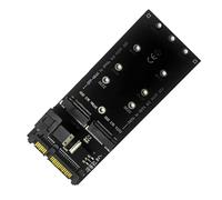 Uqezagpa 1 adattatore SATA a 22 pin SFF-8643 per kit NGFFs M-Key a SlimlineSAS NVME PCIe HDDs SATAs HDDs adattatore per scheda madre computer connessione accessori