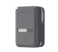 Uqezagpa 1. Custodia in silicone antiurto per S1 45 W 10000 MAH protezione di potere mobile antigraffio custodia flessibile da viaggio grigio