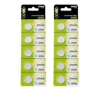 Uqezagpa 10 / 5 pezzi CR1620 / CR1632 / CR1616 3V batterie a bottone durevoli e sicure CR1620 batteria per uso elettronico quotidiano batteria a bottone