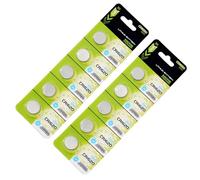 Uqezagpa 10 / 5 pezzi CR1620 / CR1632 / CR1616 3V batterie a bottone durevoli e sicure CR1620 batteria per uso elettronico quotidiano batteria a bottone