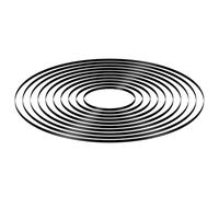 Uqezagpa 10 pz/set Giradischi Cinghia Diverse Specifiche Cinghia di Gomma Sostituire Giradischi Phono/Tape Drive Belt