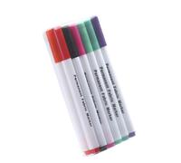 Uqezagpa 12/18Pcs Ferro Sul Trasferimento Marker Per Tshirt Cappello Sacchetto 12/18 Colore Ricamo Trasferimento Penna Marcatore Tessuto Marker Tshirt Pen