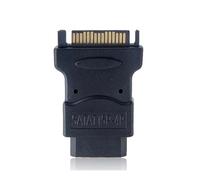 Uqezagpa 15Pin maschio a grande adattatore femmina 4Pin Efficien convertitore di potenza Trasferimento dati porta adattatore