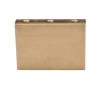 Uqezagpa 17mm Chitarra Elettrica Pieno Ottone Standard Tremolo Block Full Brass 44.5mm Chitarra Elettrica Tremolo Block String