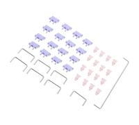 Uqezagpa 1Set di stabilizzatore montato su piastra per assi satellitari precisi per tastiera meccanica costruisce 2/6.25U Stabilizzatori per tastiera in filo di acciaio
