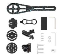 Uqezagpa 1set Versatili Lega di Alluminio Manubrio Staffe di Montaggio Moda Bike Holder Per Le Lunghe Distanze Ciclismo Bici Da Strada Supporto Computer