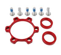 Uqezagpa 2 Kit adattatore per mozzo per bici da strada Attraverso distanziali di conversione Guarnizioni Mozzi Refit Biciclette Rondelle Assi Guarnizioni Kit di conversione Leghe di alluminio