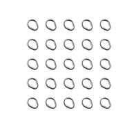 Uqezagpa 25 A Forma Pera da Pesca Solidi Esche Connettori in Acciaio Inossidabile Divisi per La Assist Gancio Maschere Esche Collegamento in Acciaio Inossidabile Diviso