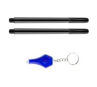 Uqezagpa 2Pcs Marcatori Invisibili Inchiostri Invisibili Penna Con Torcia Portachiavi Per Messaggi Segreti Bambini Compleanno Calza Riempitivi Penna Con Luce Per Bambini