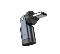 Uqezagpa 3 Adattatore USB C girevole a 180°+360° PD240W 5A Fast 480Mbps Sync LED Alluminio USB C Ad angolo di ricarica rapida Connettori