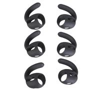 Uqezagpa 3 set di gommini per auricolari in morbido silicone per auricolari, per migliorare il comfort dei tappi per le orecchie, set di ganci per cuffie