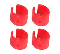 Uqezagpa 4Pcs Biciclette Telaio Protector Chainstay Guard Gomma Pad Collisioni Protezioni in Gomma Anelli Bikes Chainstay Guard Pad Biciclette Forcella Protector