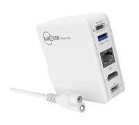 Uqezagpa 5 in 1 Adattatore Docking Station di Ricarica Veloce per Console Hub di Ricarica Portatile per Gamepad Telefono HDTV1.4