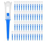 Uqezagpa 50 pz/pacco Più Distanza Altezza Coerente Golf Tees Castelli Standard Golf Tees Set Per Driver Formazione Bassa Resistenza